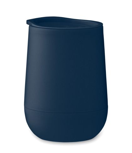 Чаша Go, двустенна, с капак, PP, 300ml, ТСИН