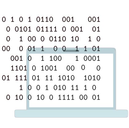 STEM Стикер, Математика и информатика - Информатика, комплект E1, 100 cm, стикер 1