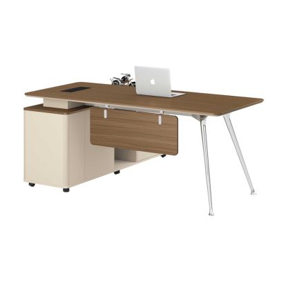 Бюро RFG Paris, 1800 х 1600 х 750 mm, ПДЧ 25 mm, орех и светлосиво