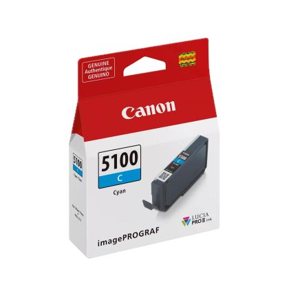 Оригинален патрон Canon PFI-5100, 14.4 ml, Cyan