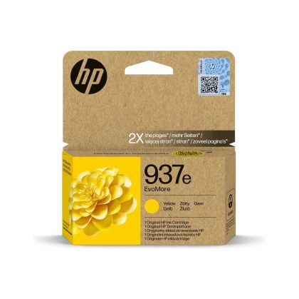 Оригинален патрон HP Evomore No937e, 4S6W8NE, 1650 страници/5%, Yellow