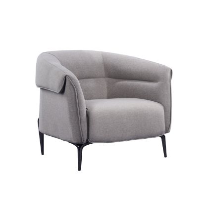 Фотьойл RFG Megan, текстил, метална основа, сив