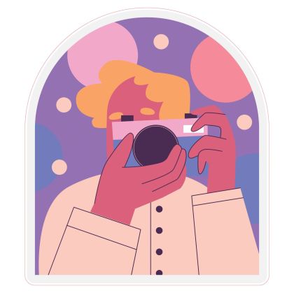 STEM Стикер, Зала за дигитални изкуства, комплект B8, 80 cm, стикер 7