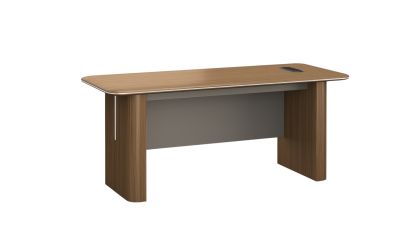 Заседателна маса RFG Parma, 2000 х 1000 х 750 mm, ПДЧ 50 mm, орех и перлен графит