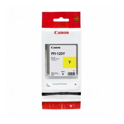 Оригинален патрон Canon PFI-120, 130 ml, Yellow