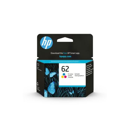 Оригинален патрон HP C2P06AE, No62, 165 страници/5%, Color