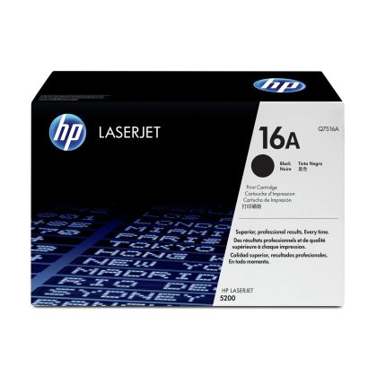 Оригинална тонер касета HP Q7516A, LJ 5200, 12 000 страници/5%, Black
