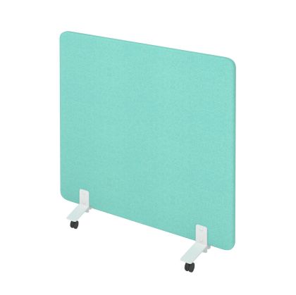 Шумоизолиращ преграден панел Narbutas Free Standing, свободностоящ, 1200 x 36 x 1200 mm, дамаска Velito Presto светла мента, ПДЧ 16 mm