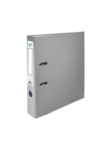 Colori Класьор, 5 cm, PP, с метален кант, несглобен, сив, 50 броя