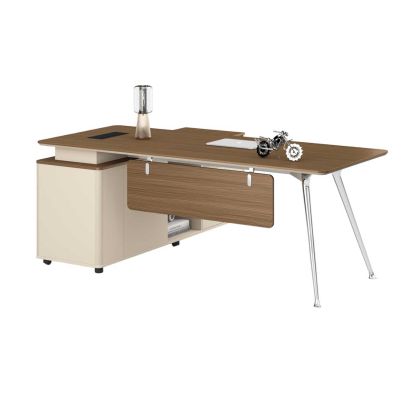Бюро RFG Paris, 2000 х 1700 х 750 mm, ПДЧ 25 mm, орех и светлосиво
