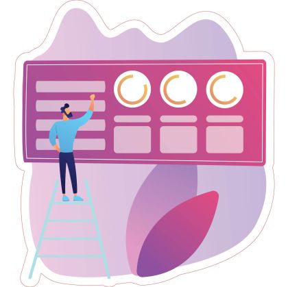 STEM Стикер, Математика и информатика - Информатика, комплект E4, 80 cm, стикер 4