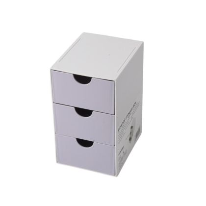 Sworld Органайзер за бюро, с 3 чекмеджета, лилав