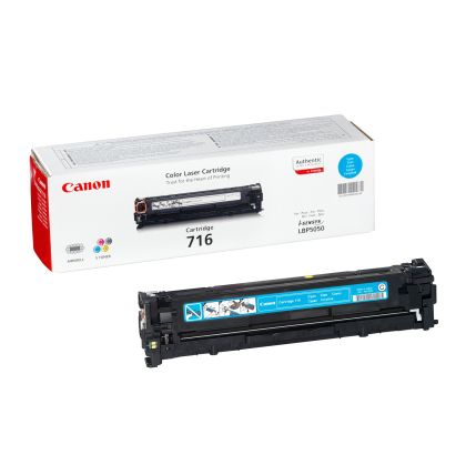 Оригинална тонер касета Canon CRG716, LBP5050, 1500 страници/5%, Cyan