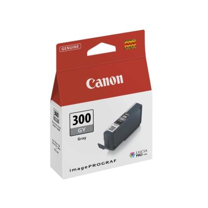 Оригинален патрон Canon PFI-300, 14 ml, 236 страници/5%, Grey