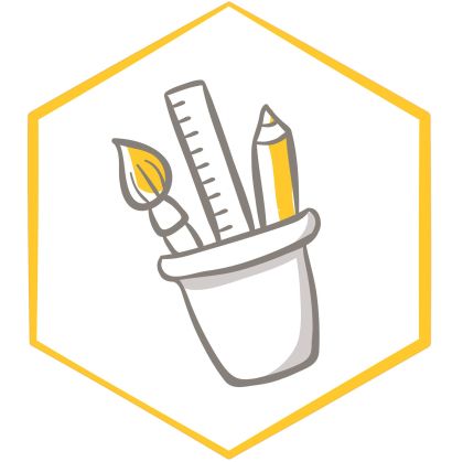 STEM Стикер, Дизайн и 3D прототипиране, комплект А2, 150 cm, стикер 10