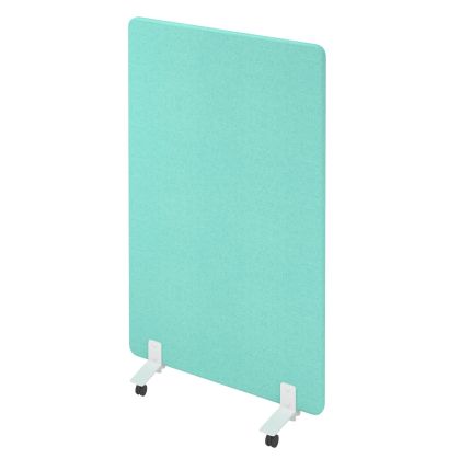 Шумоизолиращ преграден панел Narbutas Free Standing, свободностоящ, 1000 x 36 x 1600 mm, дамаска Velito Presto светла мента, ПДЧ 16 mm