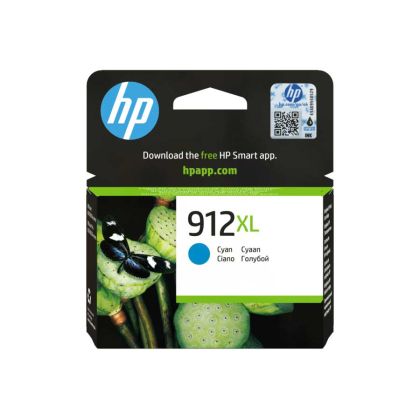 Оригинален патрон HP 912XL, 3YL81AE, 825 страници/5%, Cyan