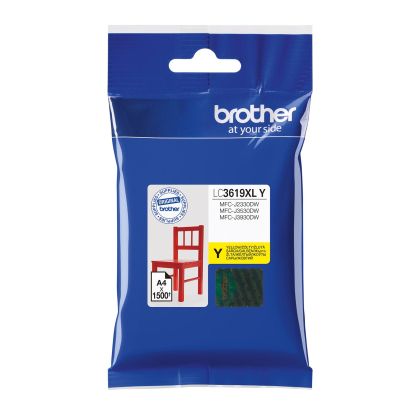 Оригинален патрон Brother LC3619XL, 1500 страници/5%, Yellow
