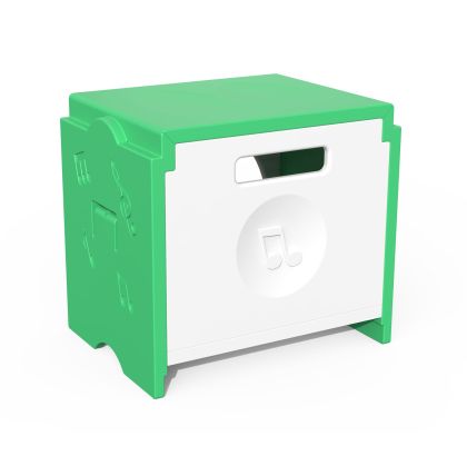 Табуретка RFG Funny, за съхранение, пластмасова, 300 х 400 х 370 mm, зелена