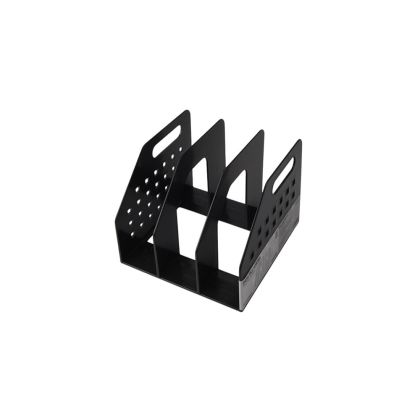 Sworld Вертикална поставка, тройна, черна