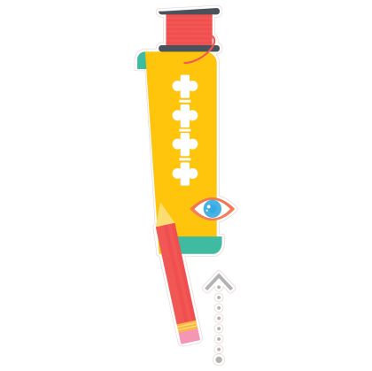 STEM Стикер, Дизайн и 3D прототипиране, комплект А9, 150 cm, стикер 2