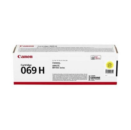 Оригинална тонер касета Canon CRG-069H MF75x/LBP673, 5500 страници/5%, Yellow