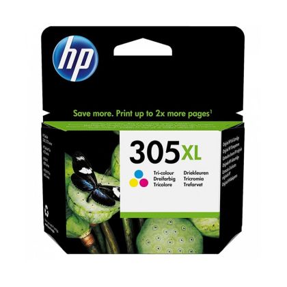 Оригинален патрон HP 3YM63AE, No305XL, 200 страници/5%, Cyan, Yellow, Magenta