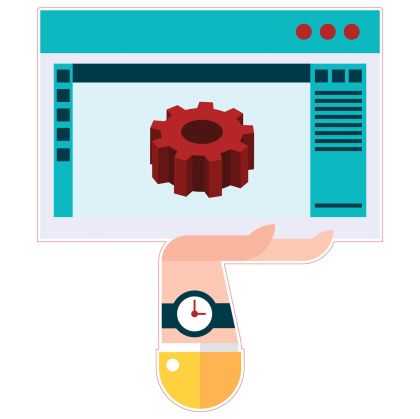 STEM Стикер, Дизайн и 3D прототипиране, комплект А6, 50 cm, стикер 3