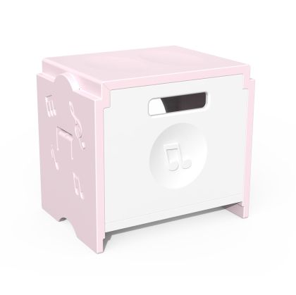 Табуретка RFG Funny, за съхранение, пластмасова, 300 х 400 х 370 mm, розова