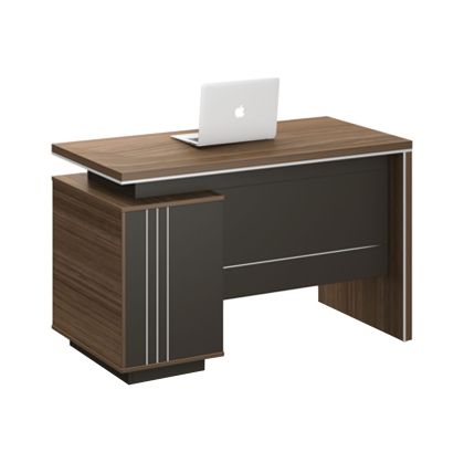 Бюро RFG Chicago, с контейнер, 1200 х 600 х 750 mm, ПДЧ 25 mm, дъб Рейн и тъмносиво