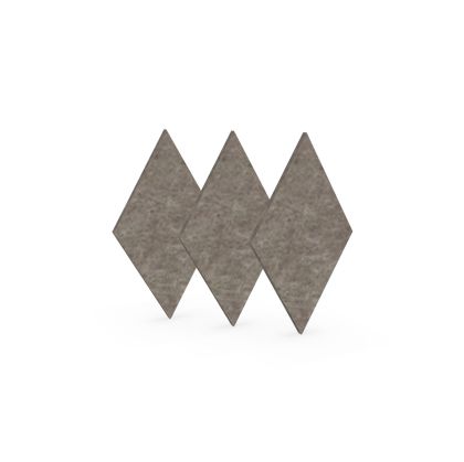 Акустично пано Narbutas Pet, диамант, 115 х 200 х 9 mm, PET филц, 3 броя, пясък