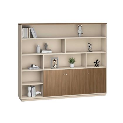 Шкаф RFG Paris, 2400 х 400 х 2000 mm, ПДЧ, орех и сиво