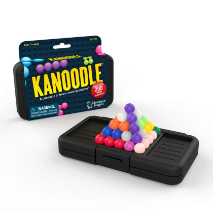 Learning Resources Настолна игра Kanoodle, с логически пъзели и 228 предизвикателства