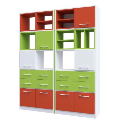 Композиция RFG Libra KS-KT, 1532 х 400 х 1993 mm, ПДЧ 18 mm