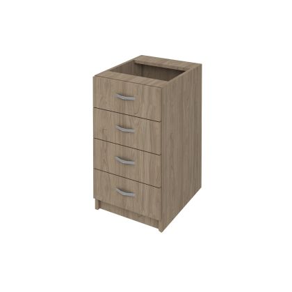 Контейнер за бюро KN101, носещ, с 4 чекмеджета, 40 x 50 x 71.5 cm, ПДЧ, цвят лукс