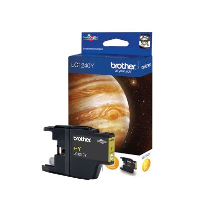 Оригинален патрон Brother LC1240, 600 страници/5%, Yellow