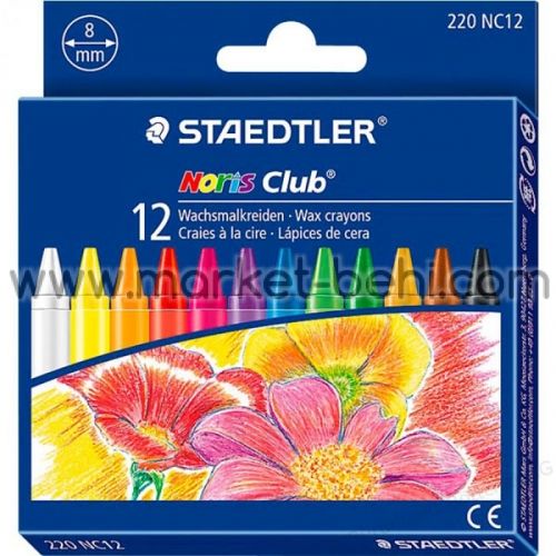 Пастели Staedtler Noris Club 220, 12 цвята