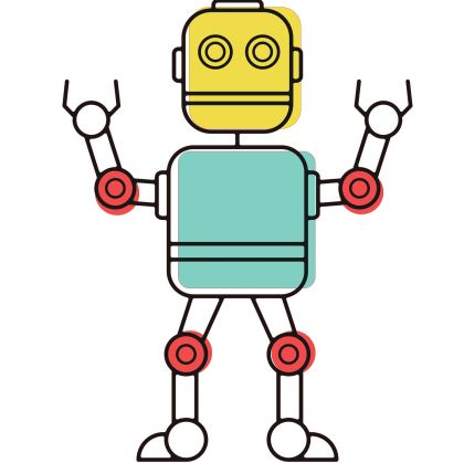 STEM Стикер, Роботика и кибер-физични системи, комплект I2, 80 cm, стикер 1