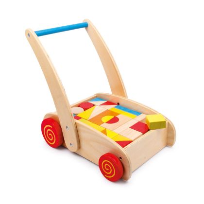 Small Foot Конструктор с количка, дървен, 37 х 28 х 39 cm, 33 части