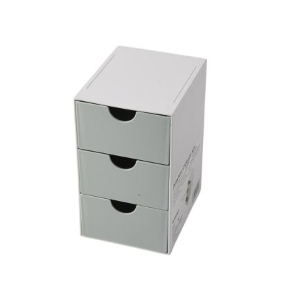 Sworld Органайзер за бюро, с 3 чекмеджета, зелен