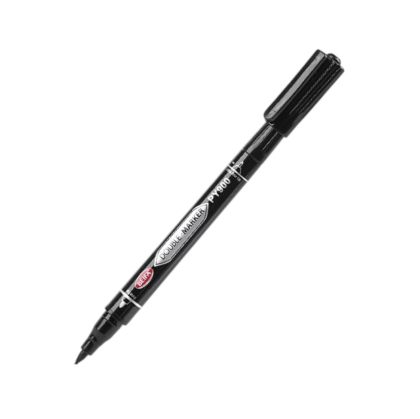 Beifa Перманентен маркер PY900, двоен, 0.5 - 2 mm, черен