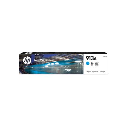 Оригинален патрон HP F6T77AE, 913A, PW 452/477, 3000 страници/5%, Cyan