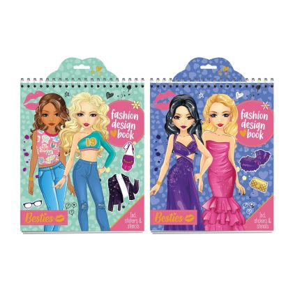 Moxy Книжка за моден дизайн, 20 листа, асорти, 48 броя