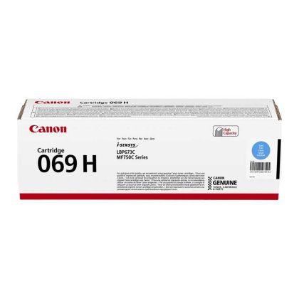 Оригинална тонер касета Canon CRG-069H MF75x/LBP673, 5500 страници/5%, Cyan
