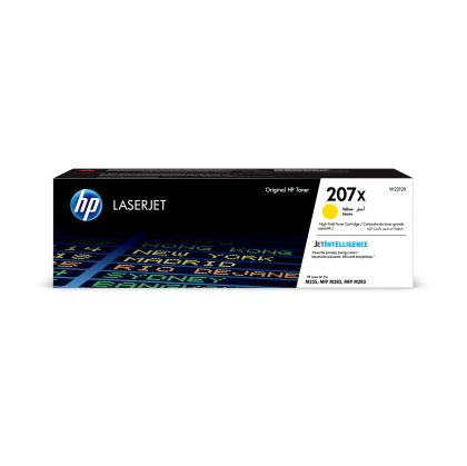 Оригинална тонер касета HP 207X W2212X, M255dw/M283fdn, 2450 страници/5%, Yellow