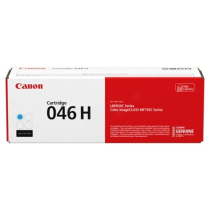 Оригинална тонер касета Canon CRG-046H, 5000 страници/5%, Cyan