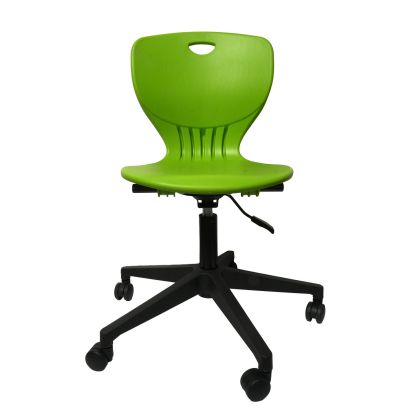 Ученически стол RFG Maxima Move Black, полипропилен, до 120 kg, зелен, 2 броя в комплект