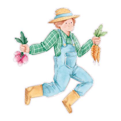 STEM Стикер, За най-малките, комплект P5, 100 cm, стикер 6