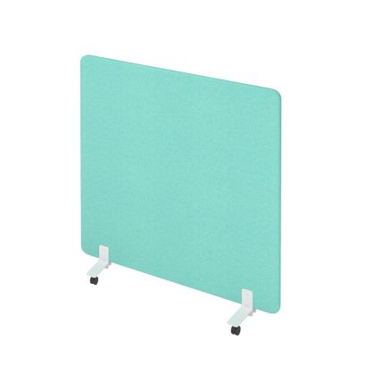 Шумоизолиращ преграден панел Narbutas Free Standing, свободностоящ, 1400 x 36 x 1400 mm, дамаска Velito Presto светла мента, ПДЧ 16 mm