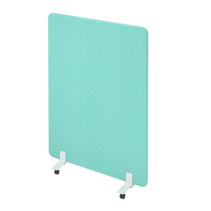 Шумоизолиращ преграден панел Narbutas Free Standing, свободностоящ, 1200 x 36 x 1600 mm, дамаска Velito Presto светла мента, ПДЧ 16 mm